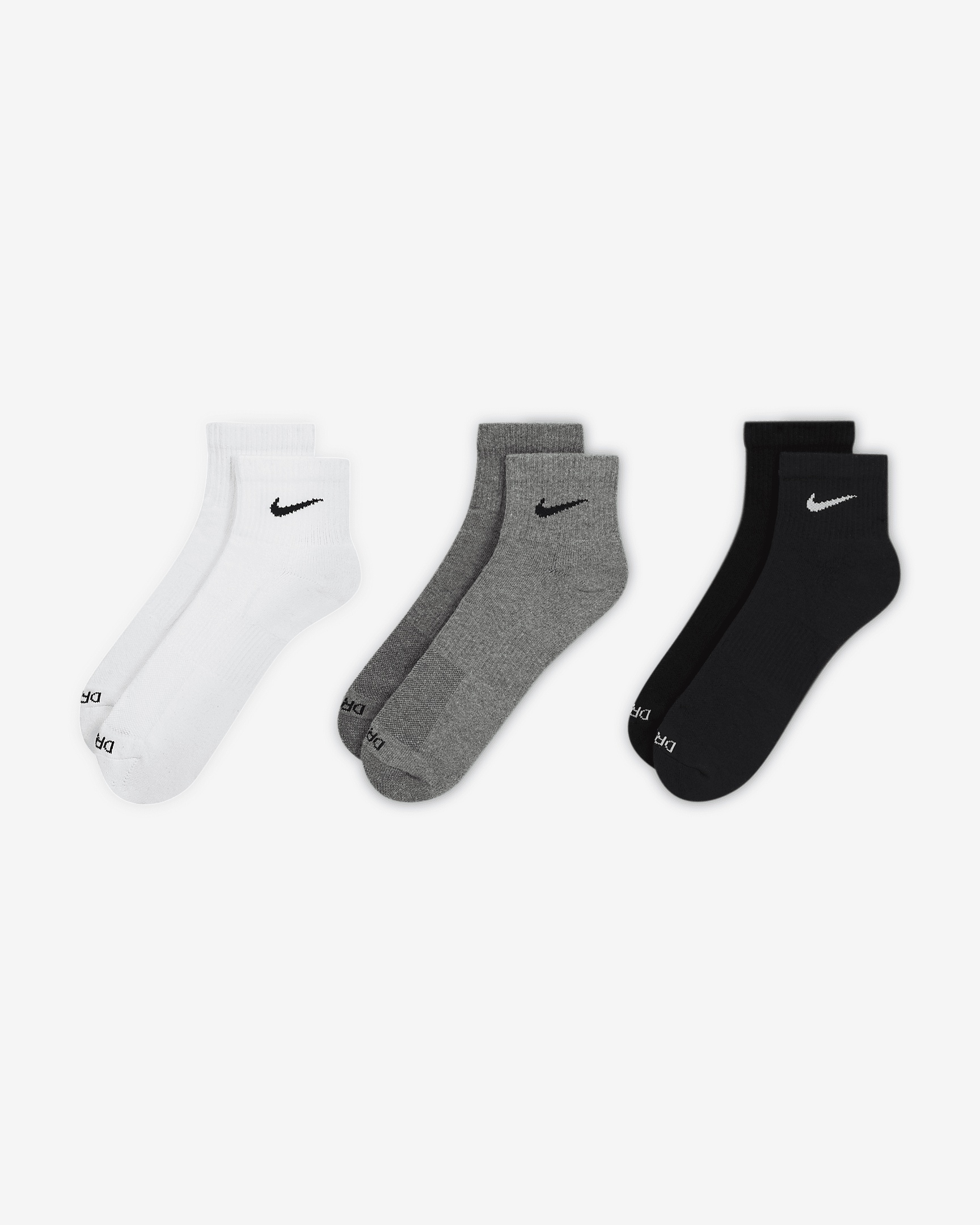 Nike Everyday Plus Cushioned Training Ankle Socks (3 Pairs) - 2
