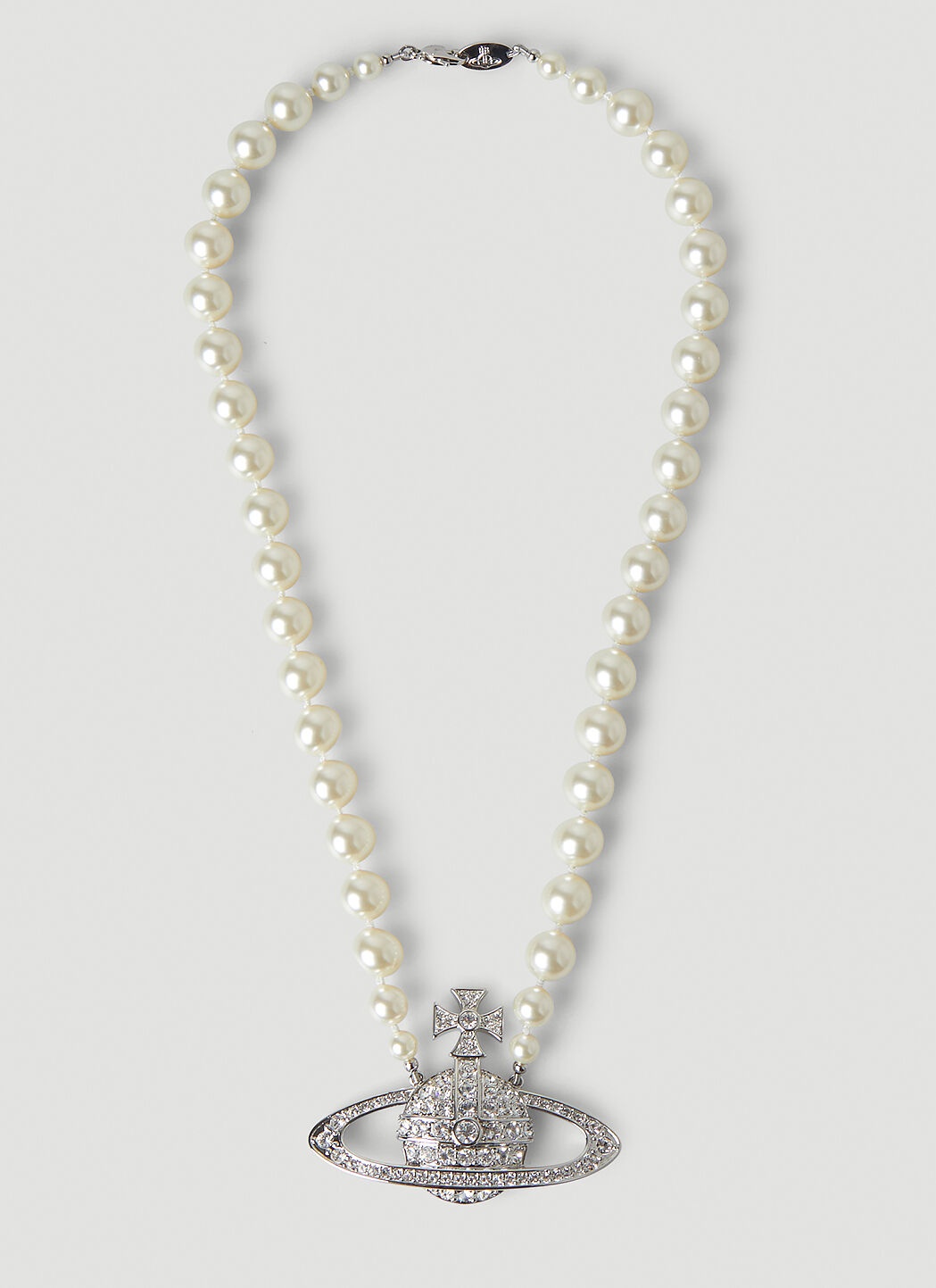 Bas Relief Pearl Necklace - 1