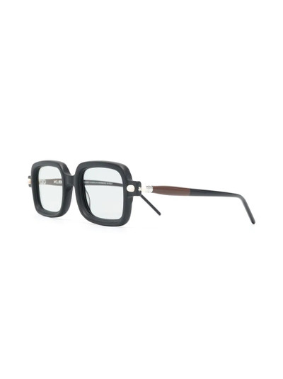 Kuboraum square-frame contrast glasses outlook