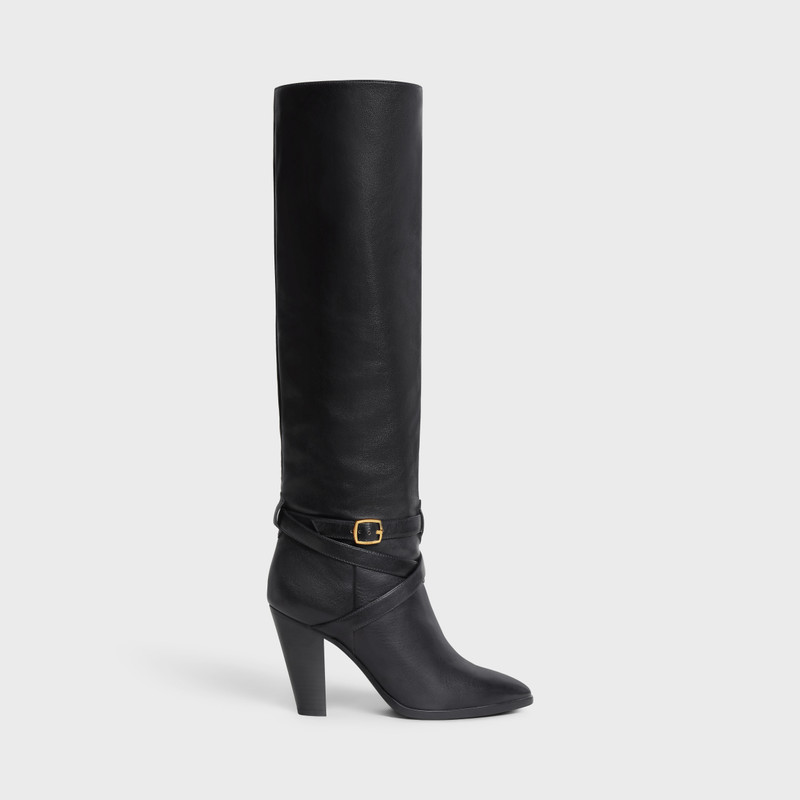 CALFSKIN에서 높은 SLOUCHY BUCKLE BOOT CELINE WILTERN - 1