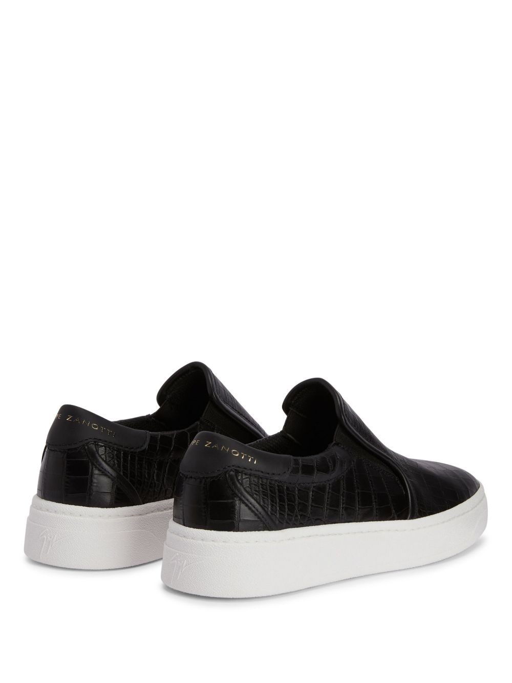 GZ94 crocodile-embossed sneakers - 3