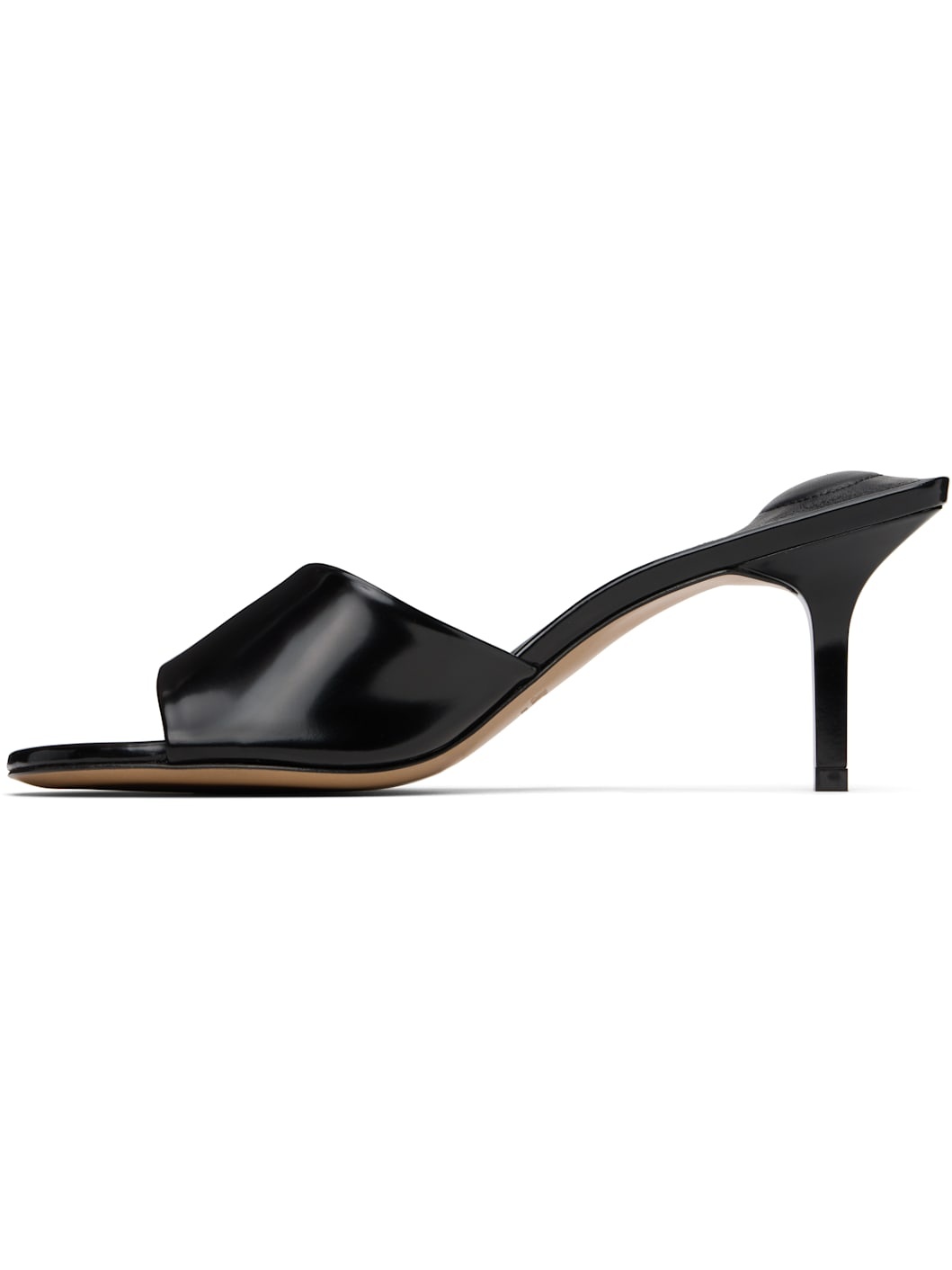 Black 'The Cubisto' Mules - 3