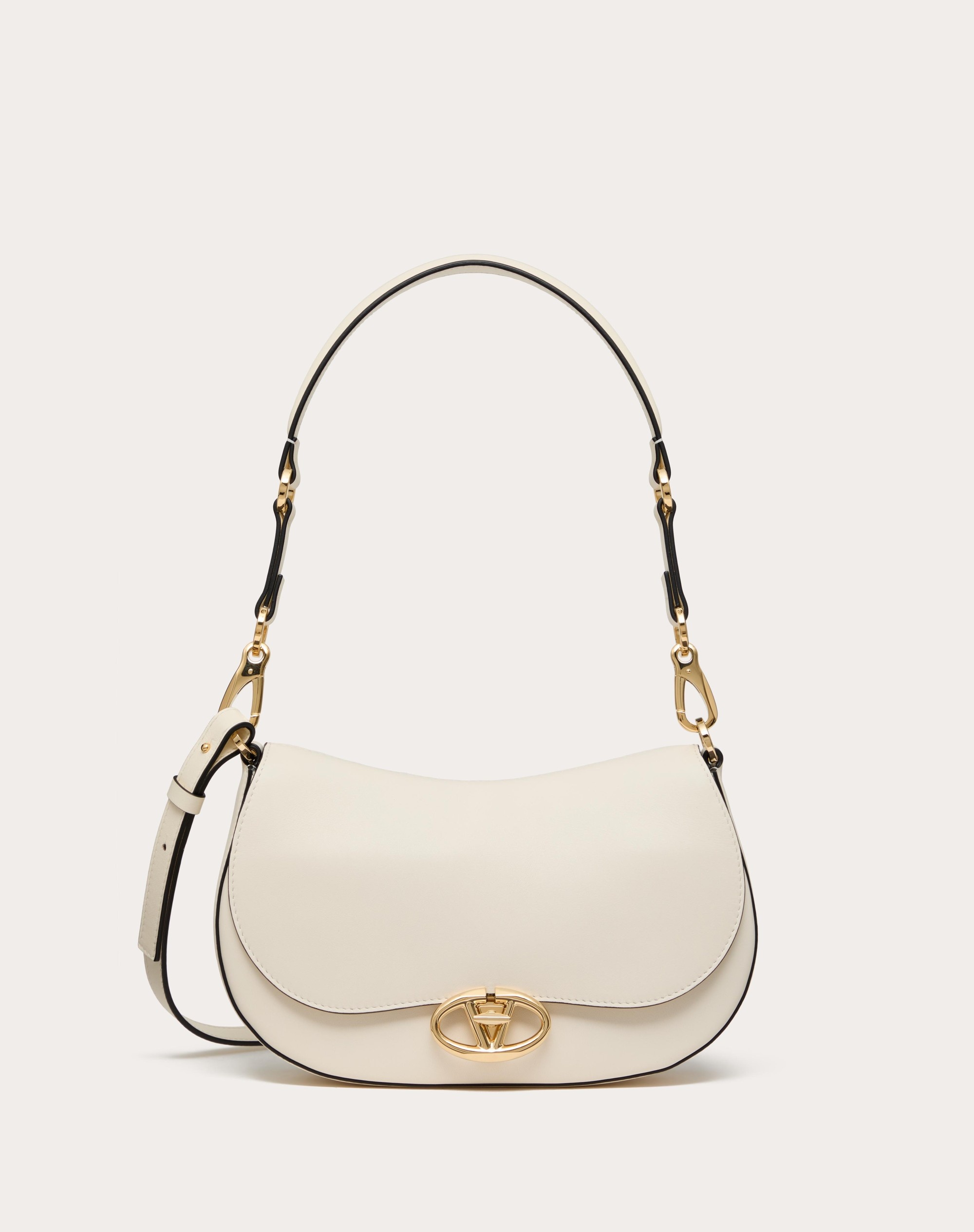 SMALL VALENTINO GARAVANI OHVAL SHOULDER BAG IN NAPPA CALFSKIN - 1