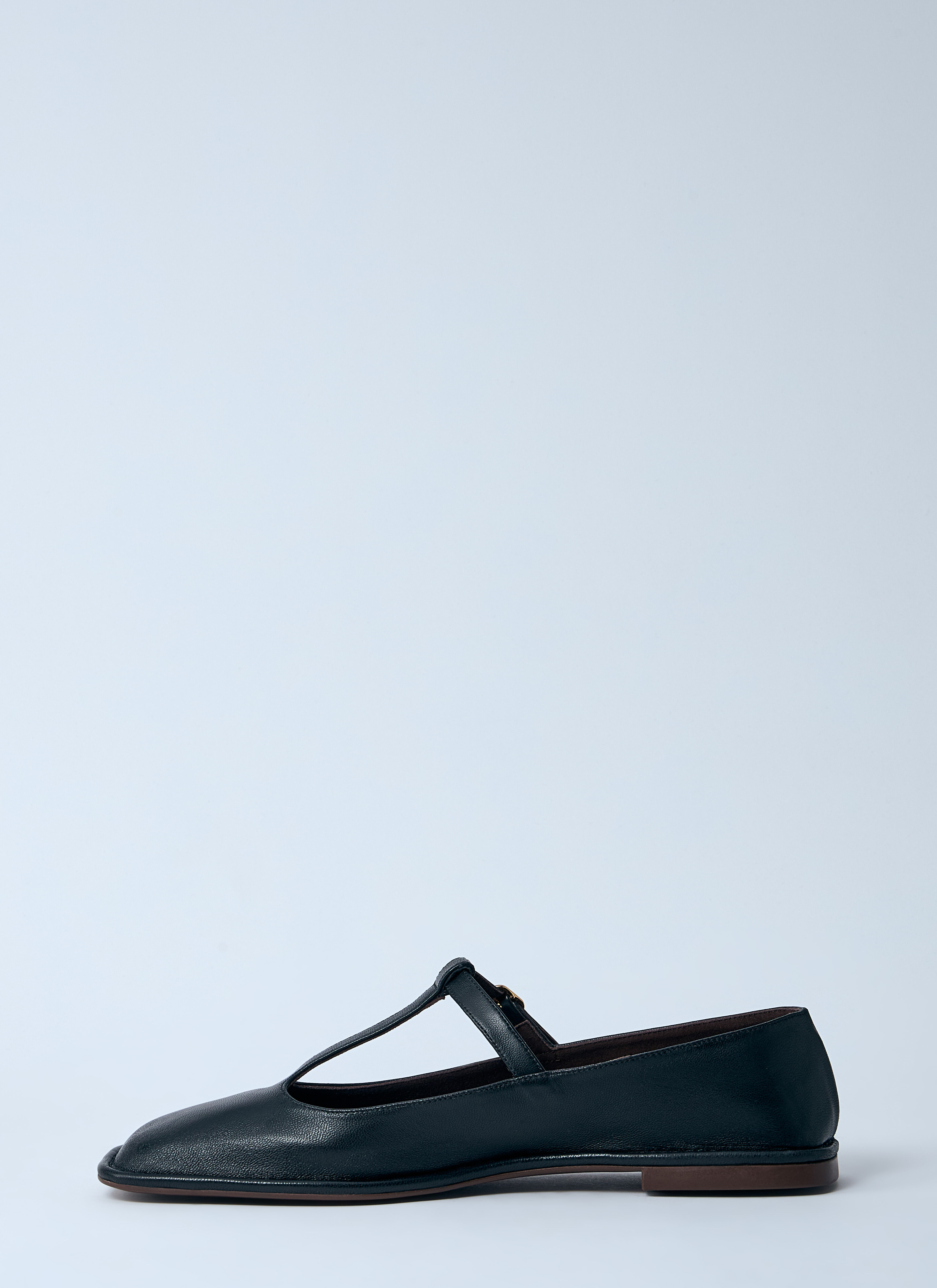 Square T-Strap Flats - 4
