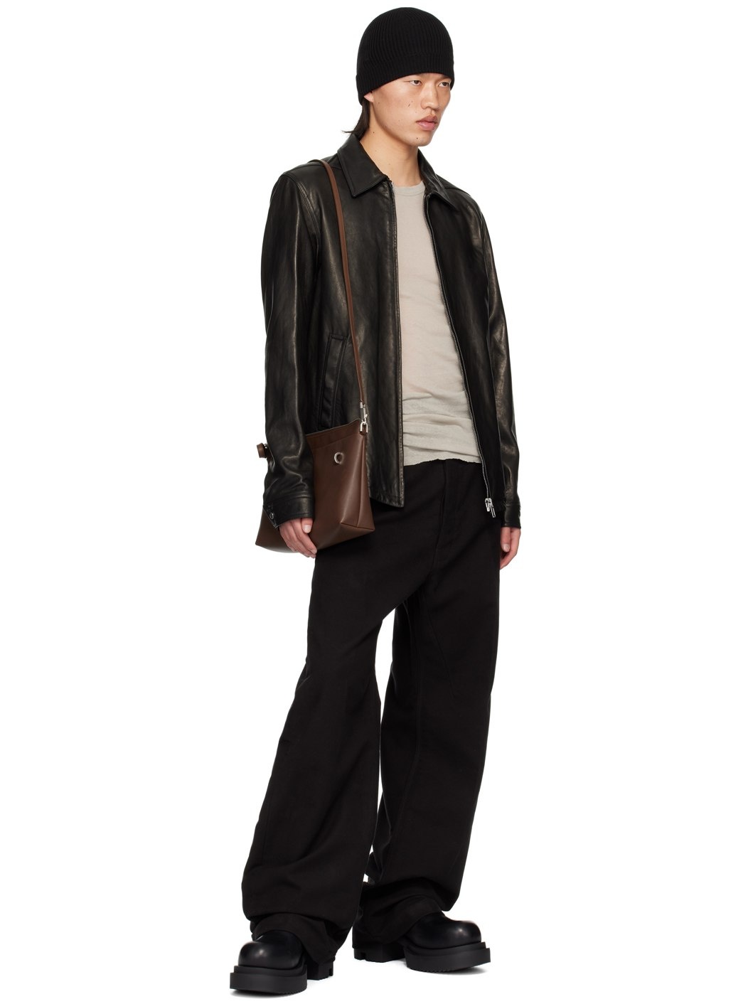 Black Porterville Geth Trousers - 4