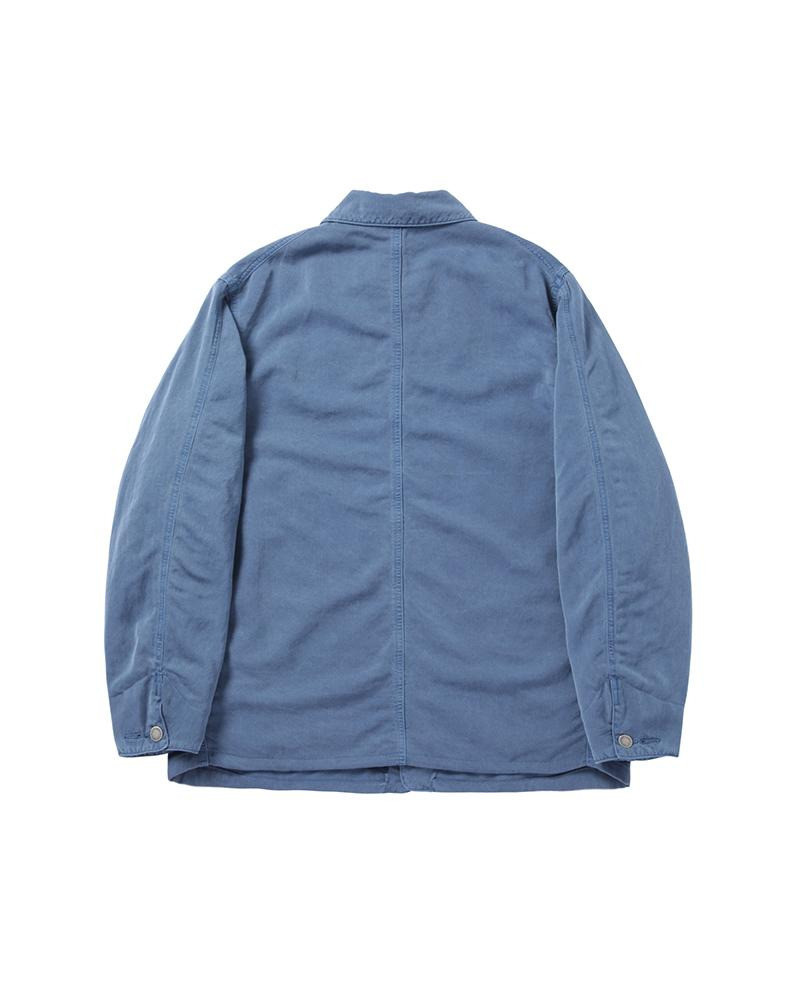visvim COVERALL JKT DMGD BLUE outlook