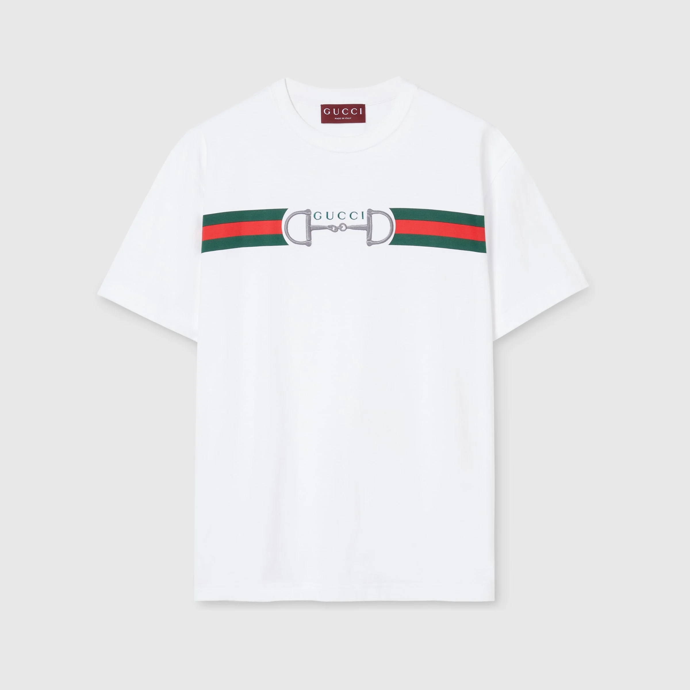 Gucci Cotton T-shirt With Horsebit - 1