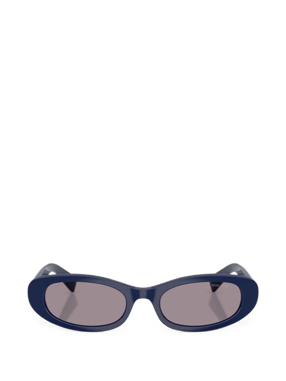 oval-frame sunglasses - 1
