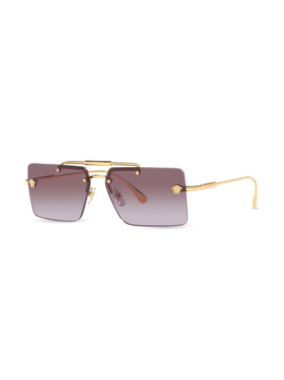 VERSACE logo-plaque sunglasses outlook