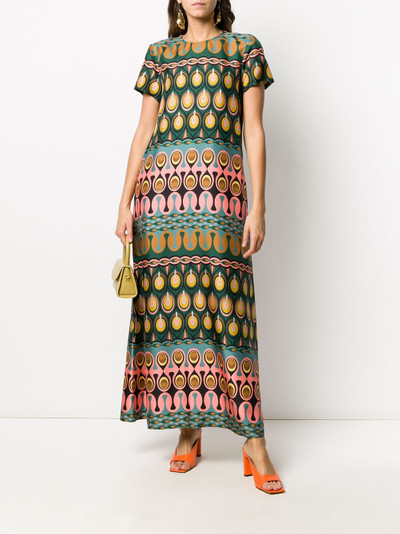 La DoubleJ Swing geometric print dress outlook