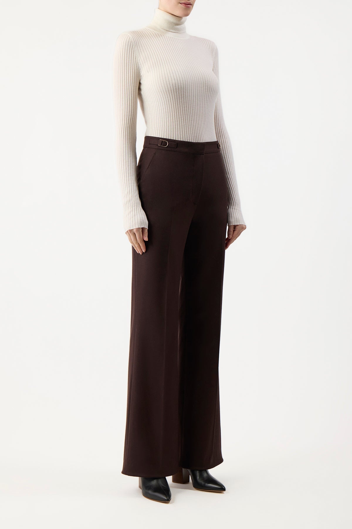 Peppe Turtleneck in Silk Cashmere - 3