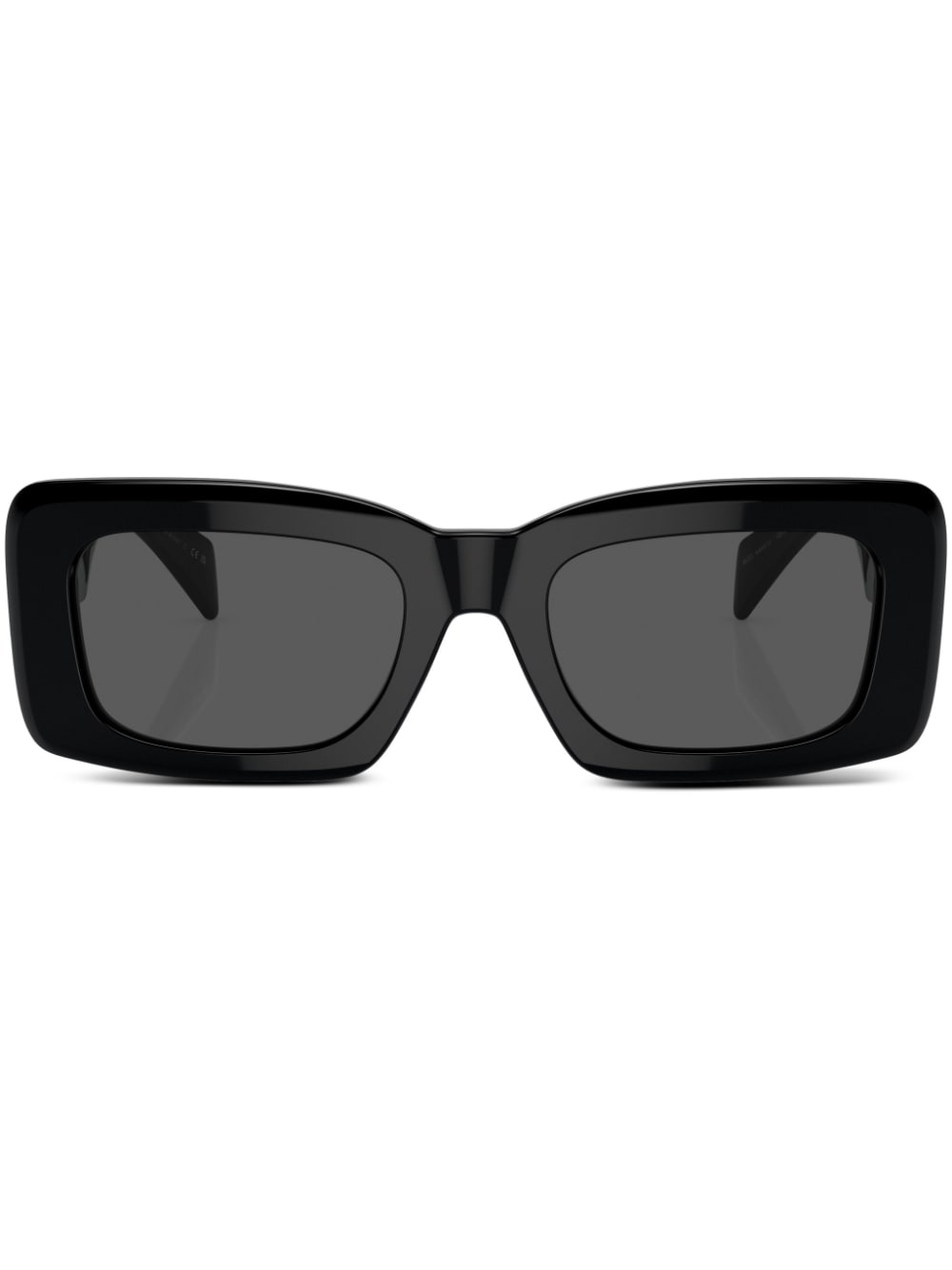 Greca-detail square-frame sunglasses - 1