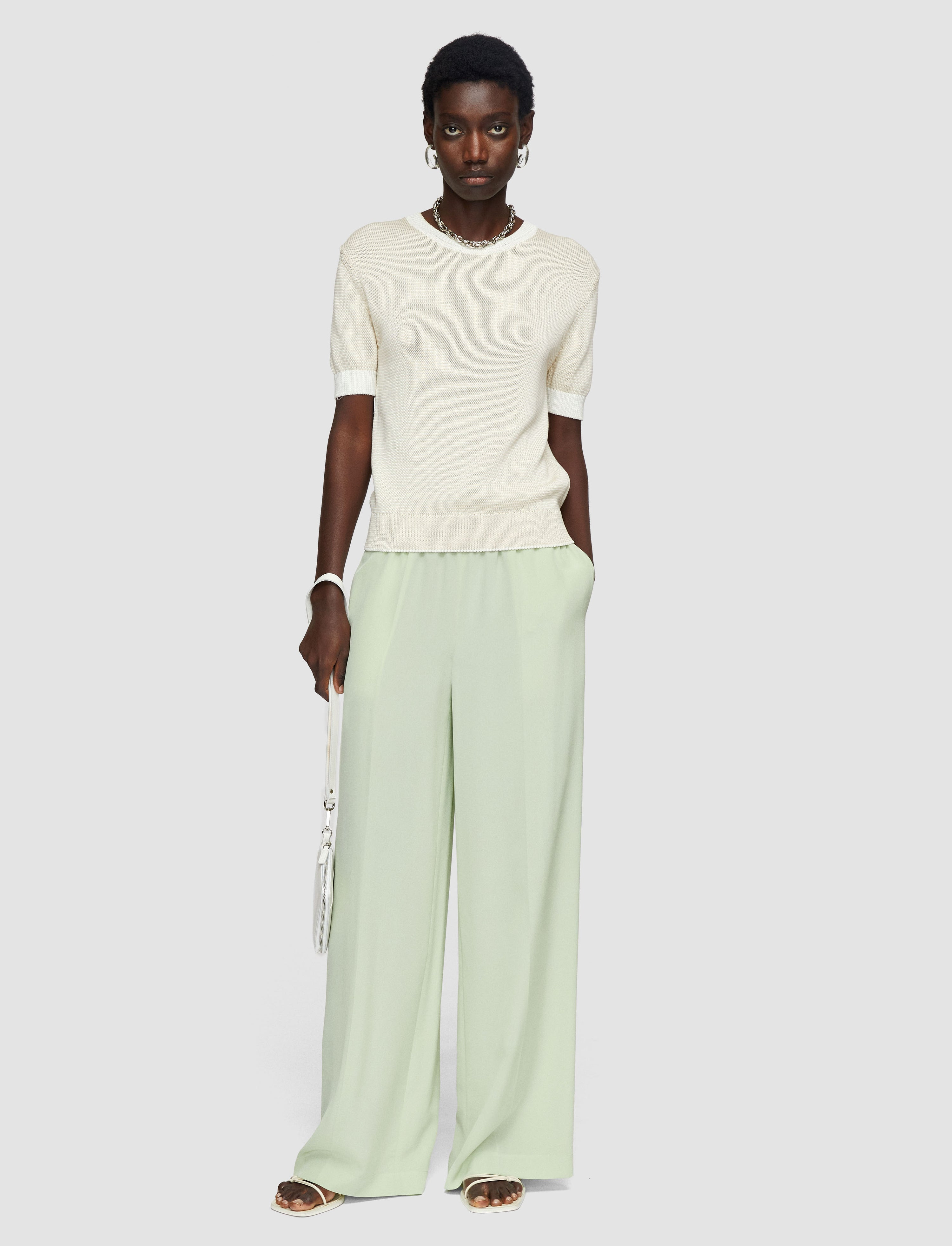Hulin Crepe de Soie Silk Trousers - 2