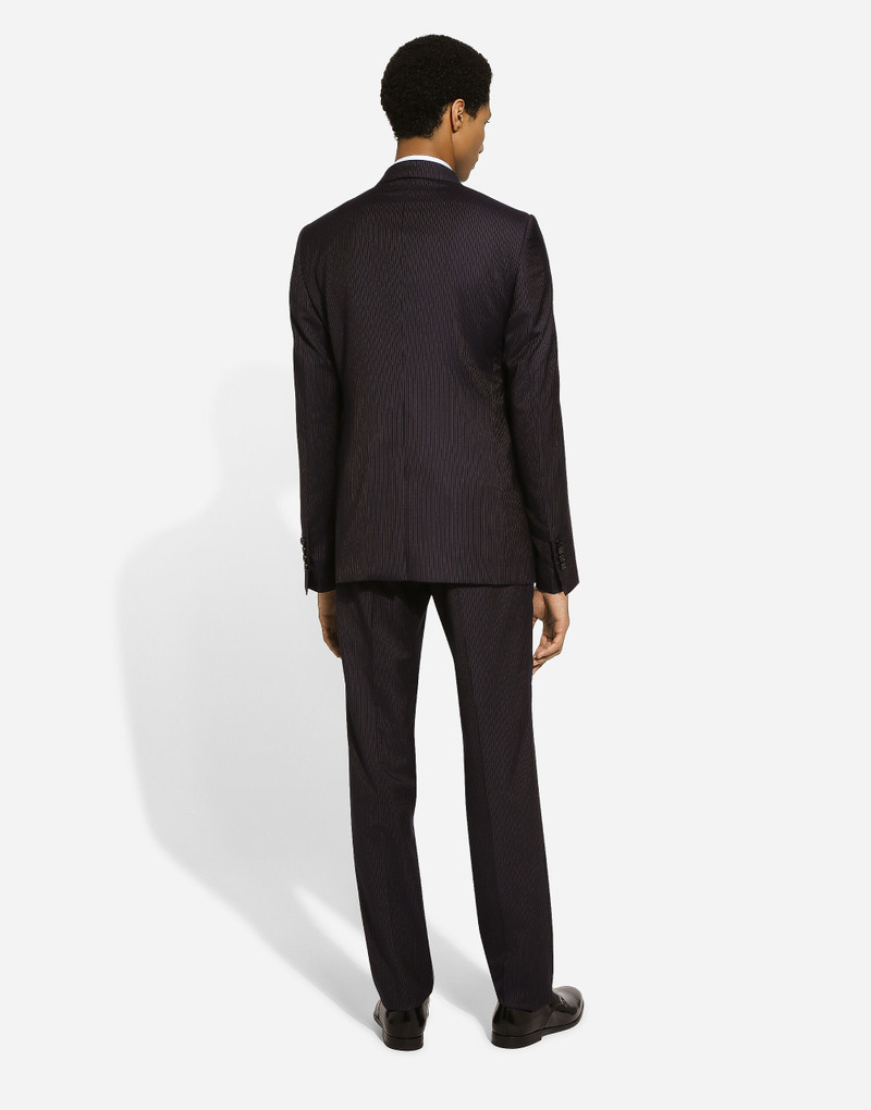 Pinstripe double-breasted Martini-fit suit 3