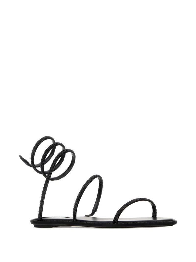 RENE CAOVILLA embellished sandals outlook