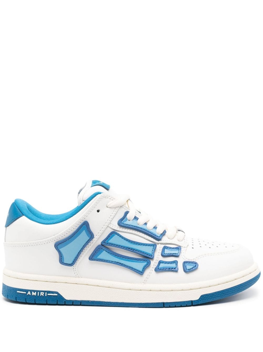 Skeltop lace-up leather sneakers - 1