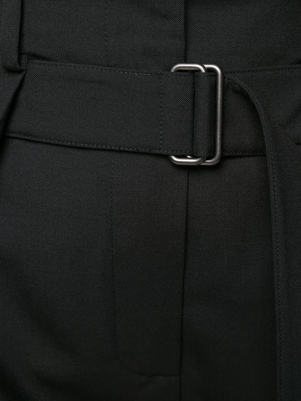 pleated high-rise trousers - 5