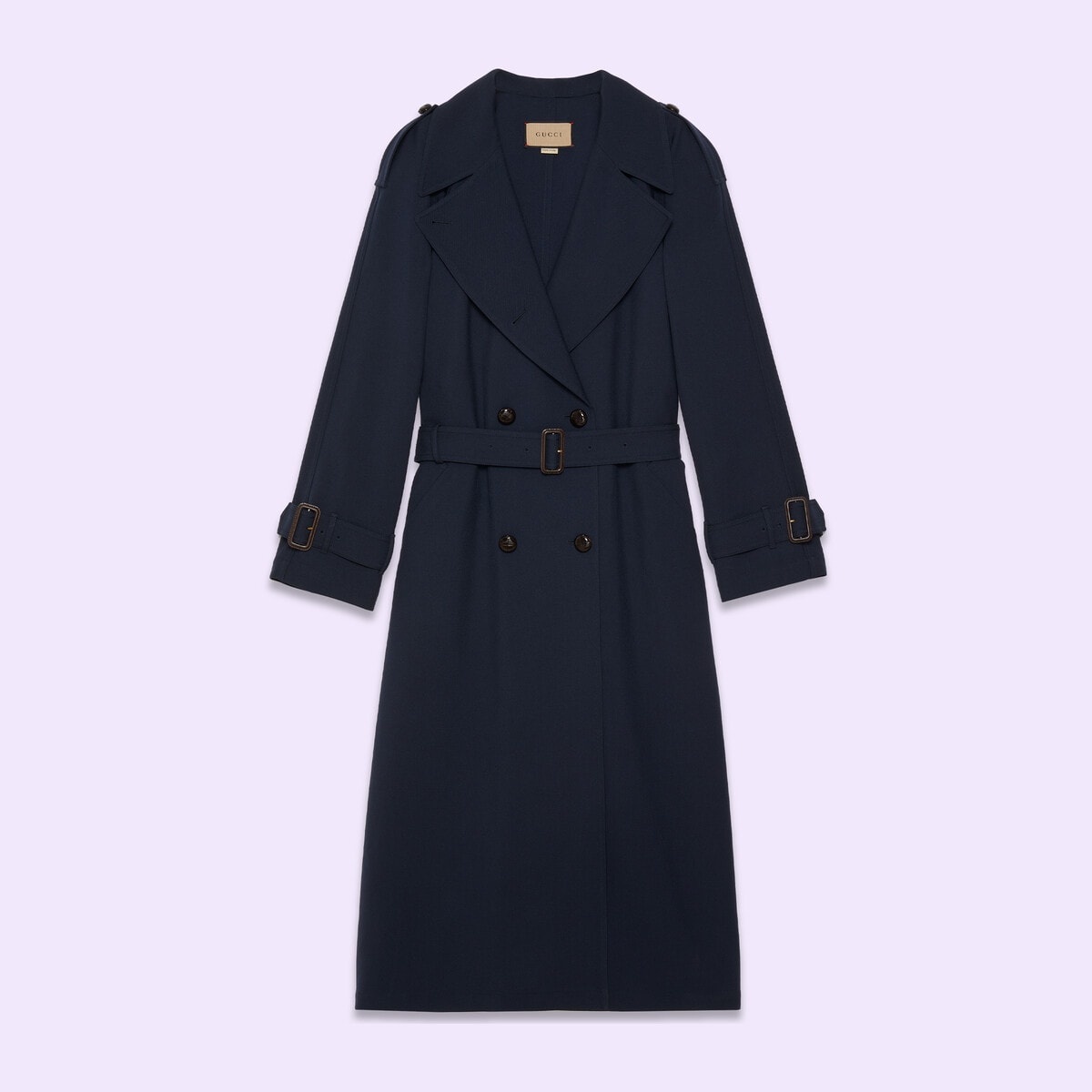 Wool comfort trench coat - 1