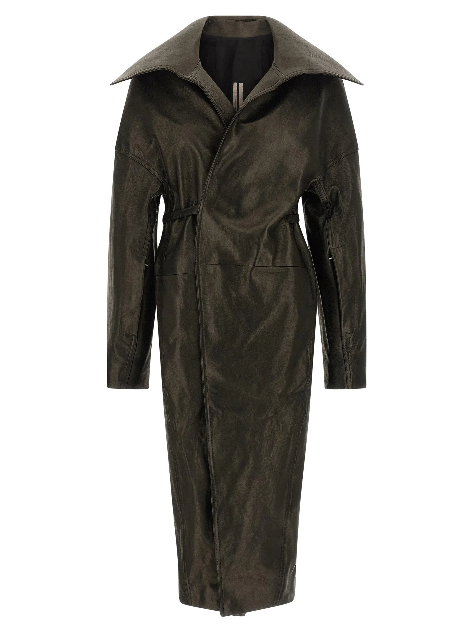 Rick Owens Women 'Dracucollar Belted' Coat - 1