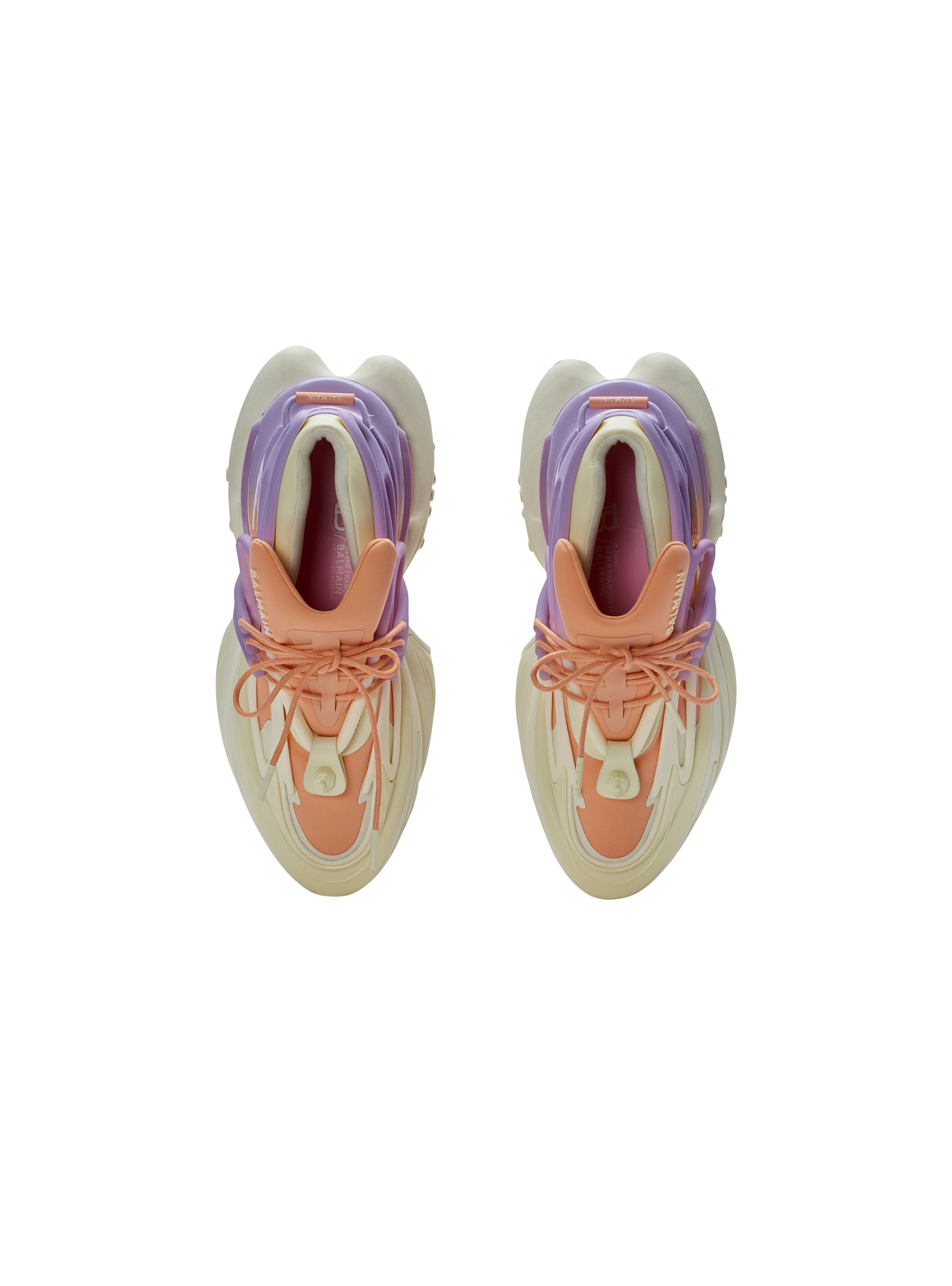 Unicorn low-top sneakers in neoprene and calfskin - 3