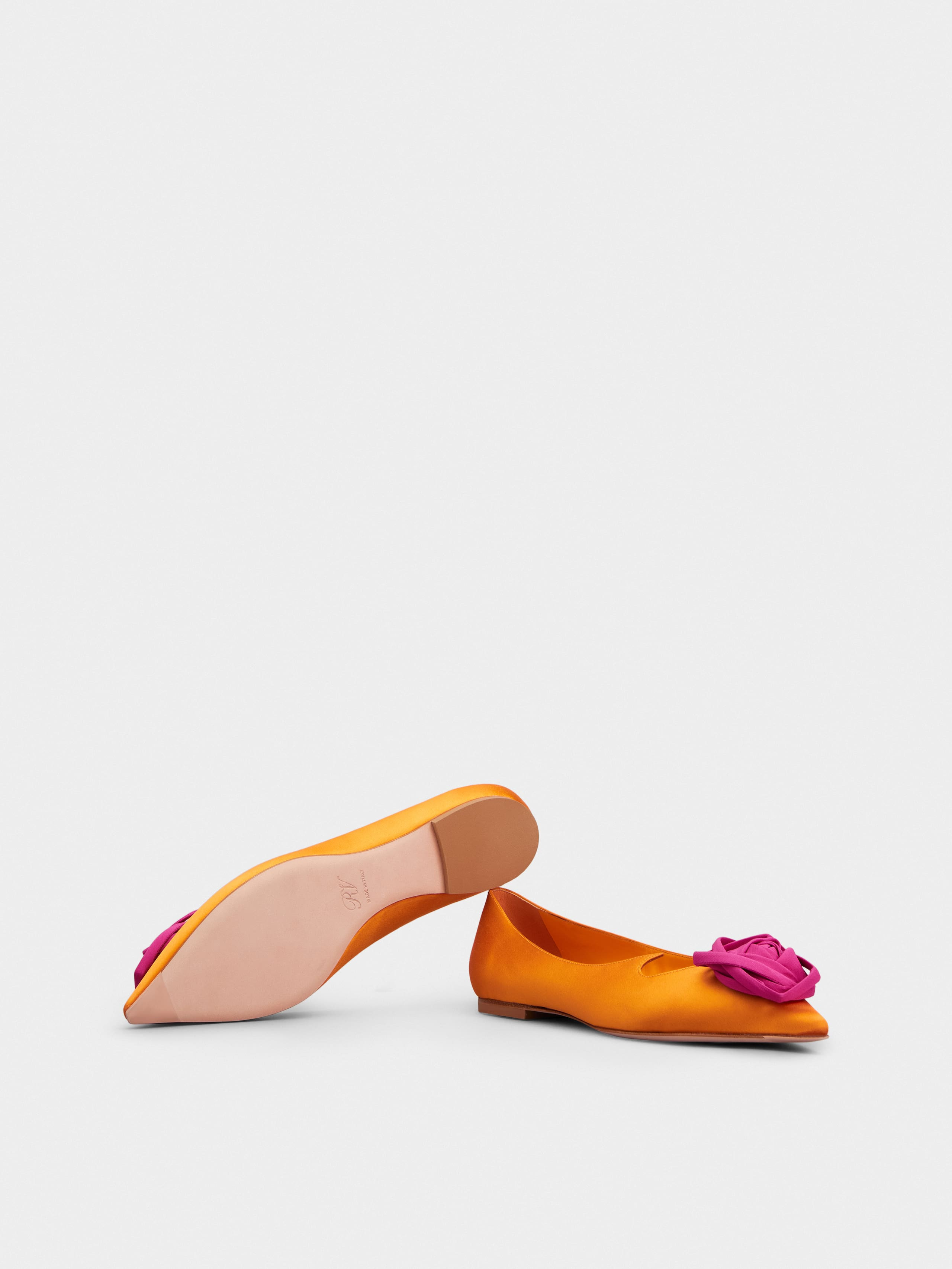 Rose Vivier Ballerinas in satin - 6