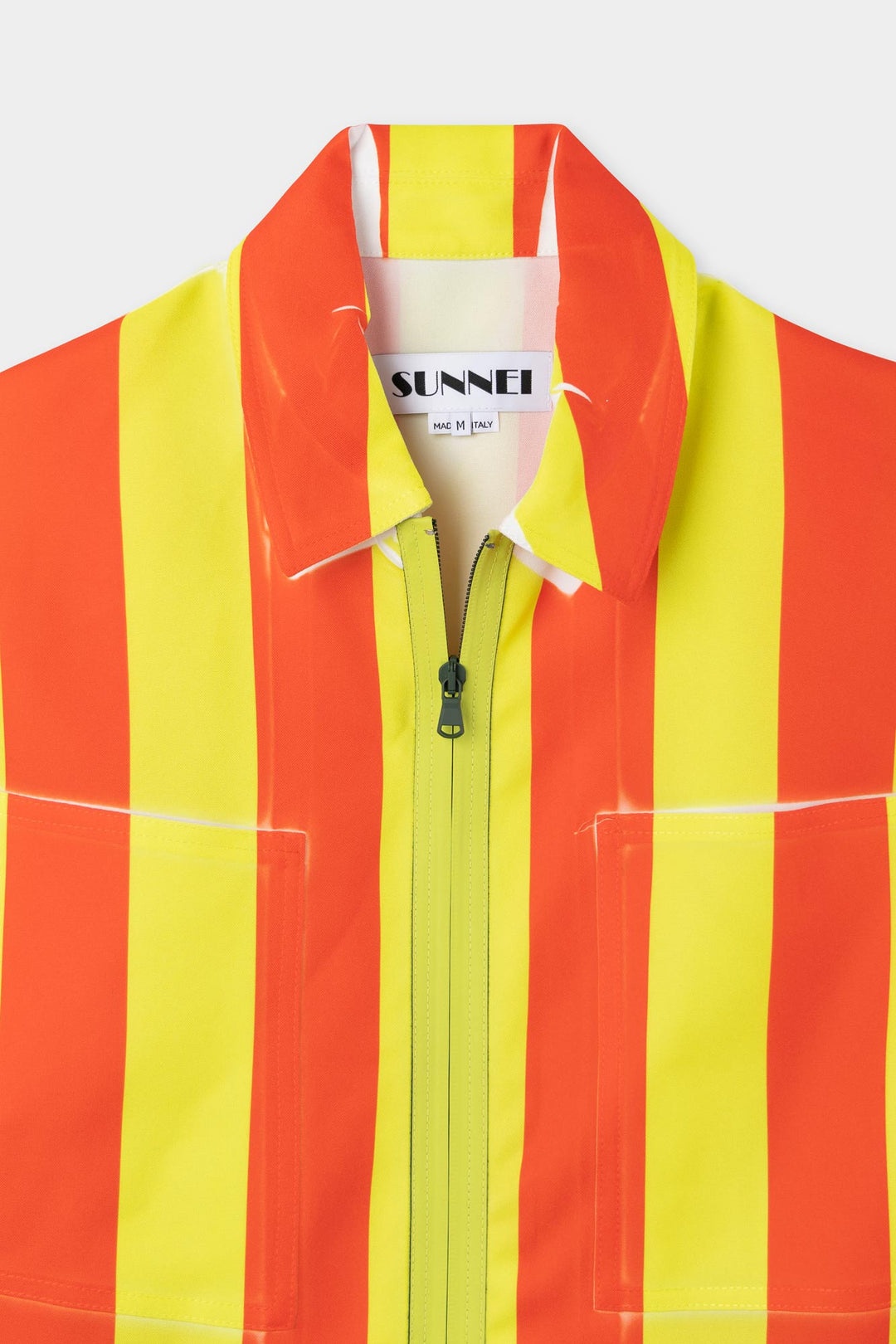 CARGO SHIRT / red & yellow stripes - 4