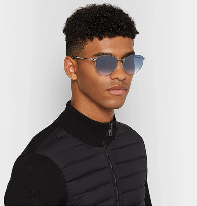 Moncler Round-Frame Acetate and Silver-Tone Sunglasses outlook