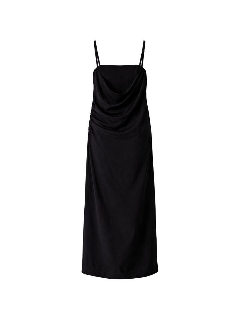 Carven draped-detail silk maxi dress outlook