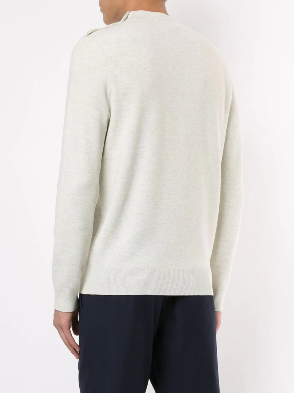 contrasting buttons jumper - 4