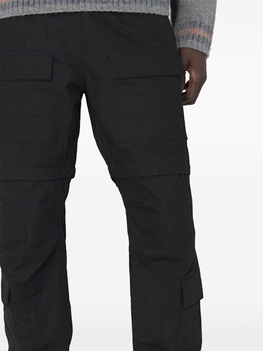 tapered-leg ripstop cargo trousers - 5