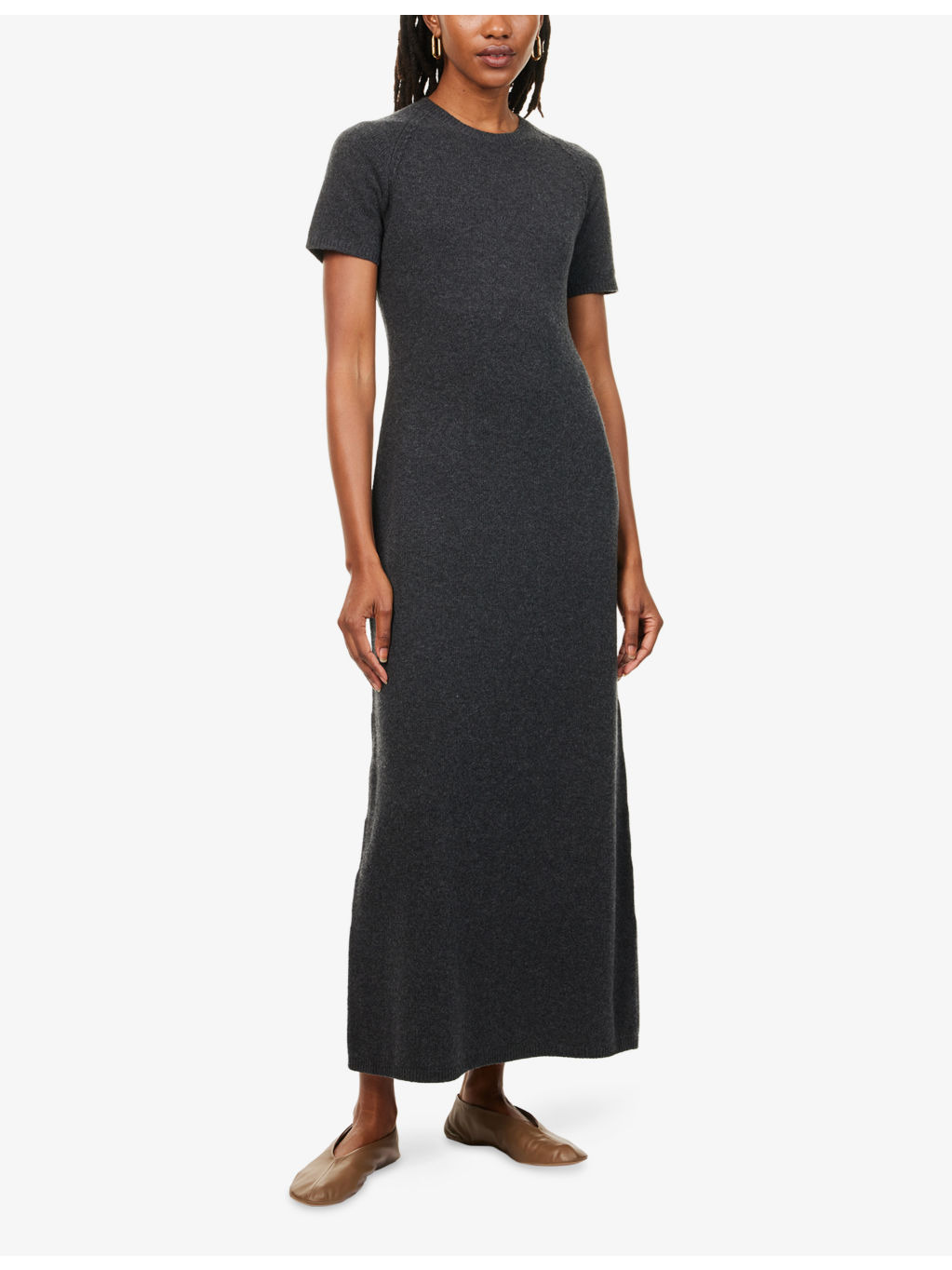 Regular-Fit Raglan Wool-And-Cashmere Maxi Dress - 3