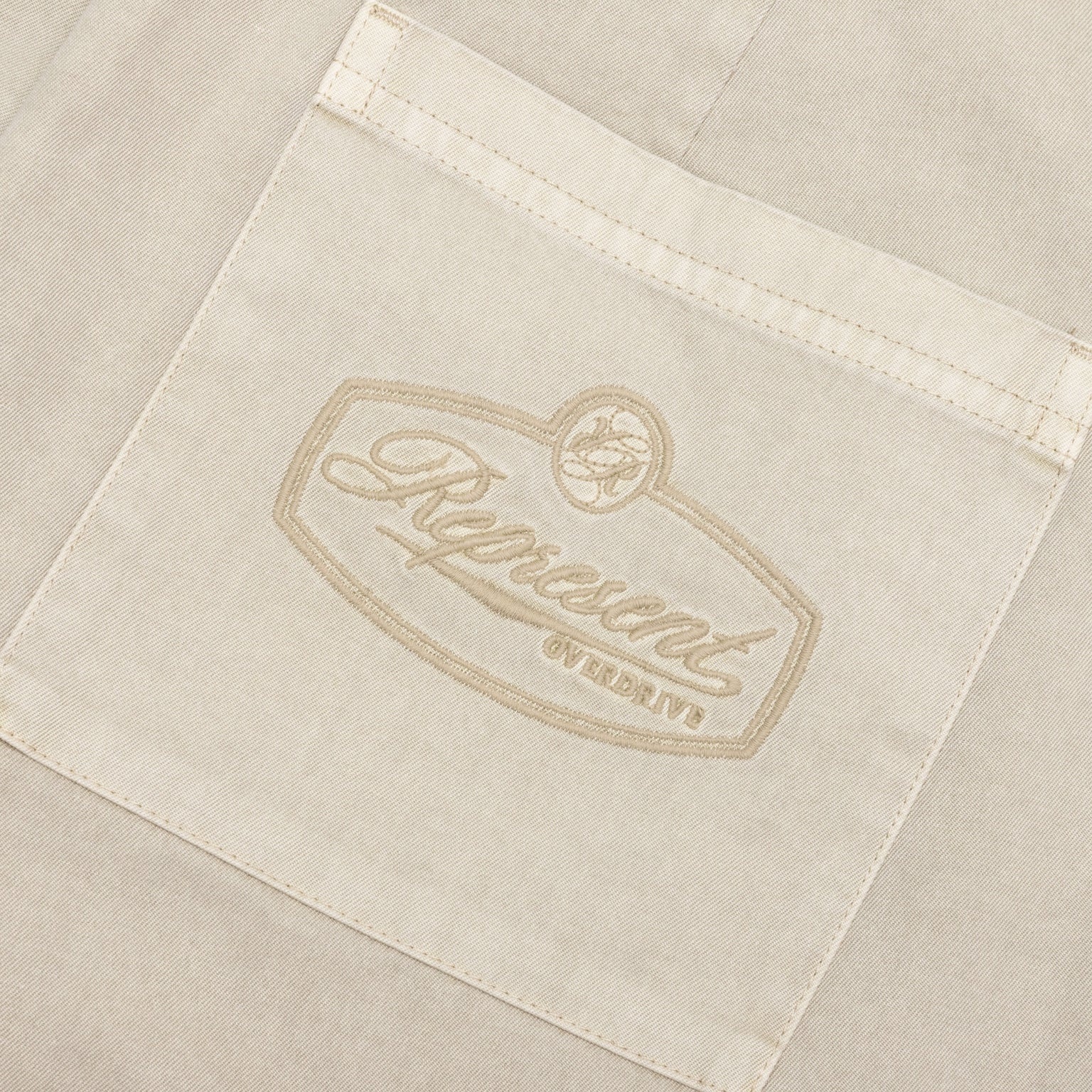 COTTON TAILORED SHORT - BEIGE - 4