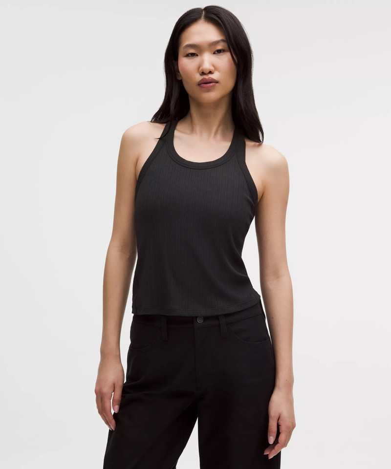 Hold Tight Micro-Rib Racerback Tank Top 1