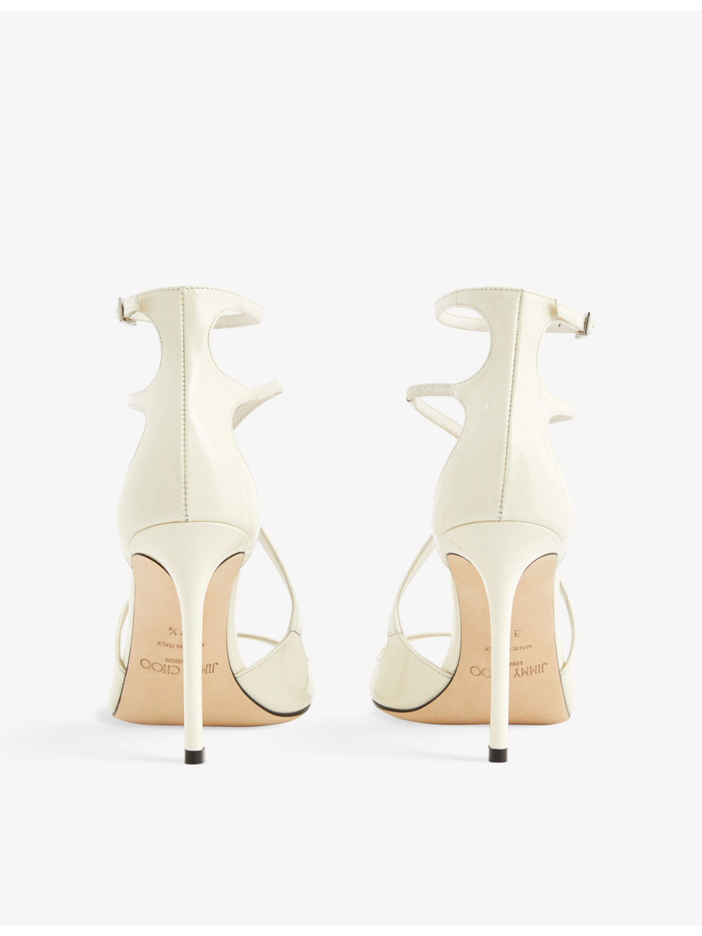 Azia strappy 95 leather heeled sandals - 4