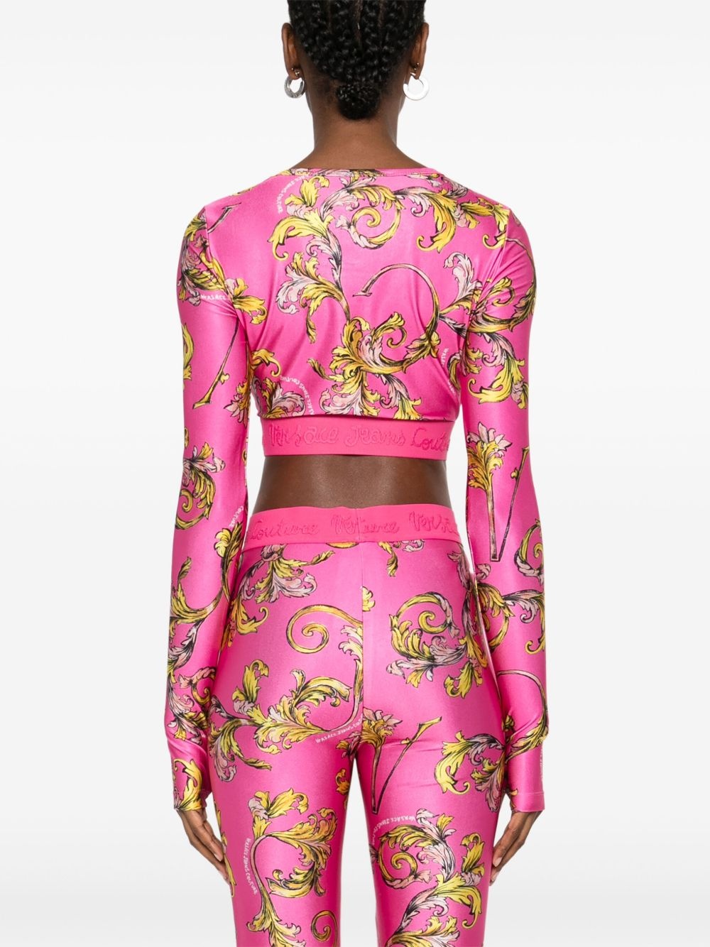Barocco-print top - 4