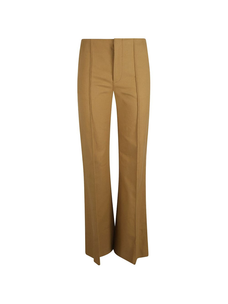 flared cotton trousers 1