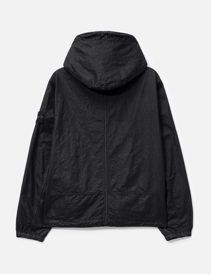 Stone Island ORGANIC-LOOK NYLON PANAMA-TC HOODED JACKET outlook