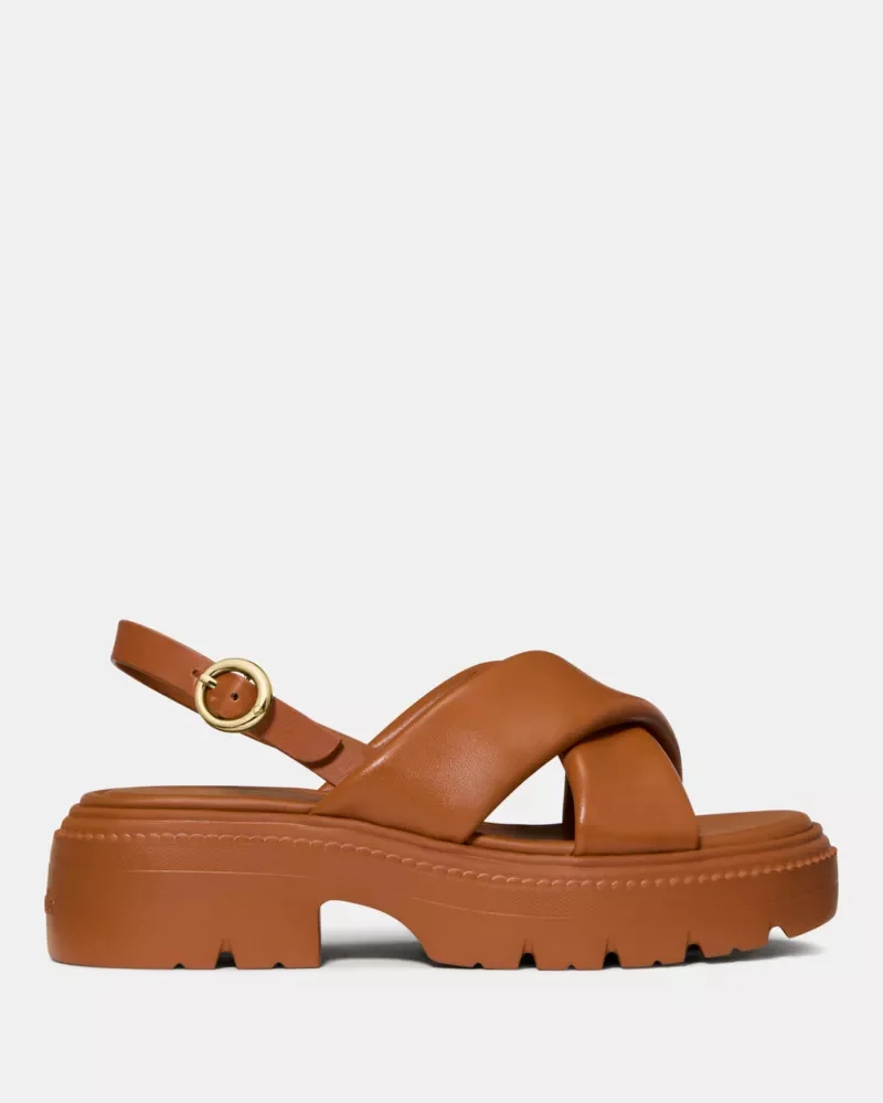 Halo Criss Cross Lug Sandal - 1