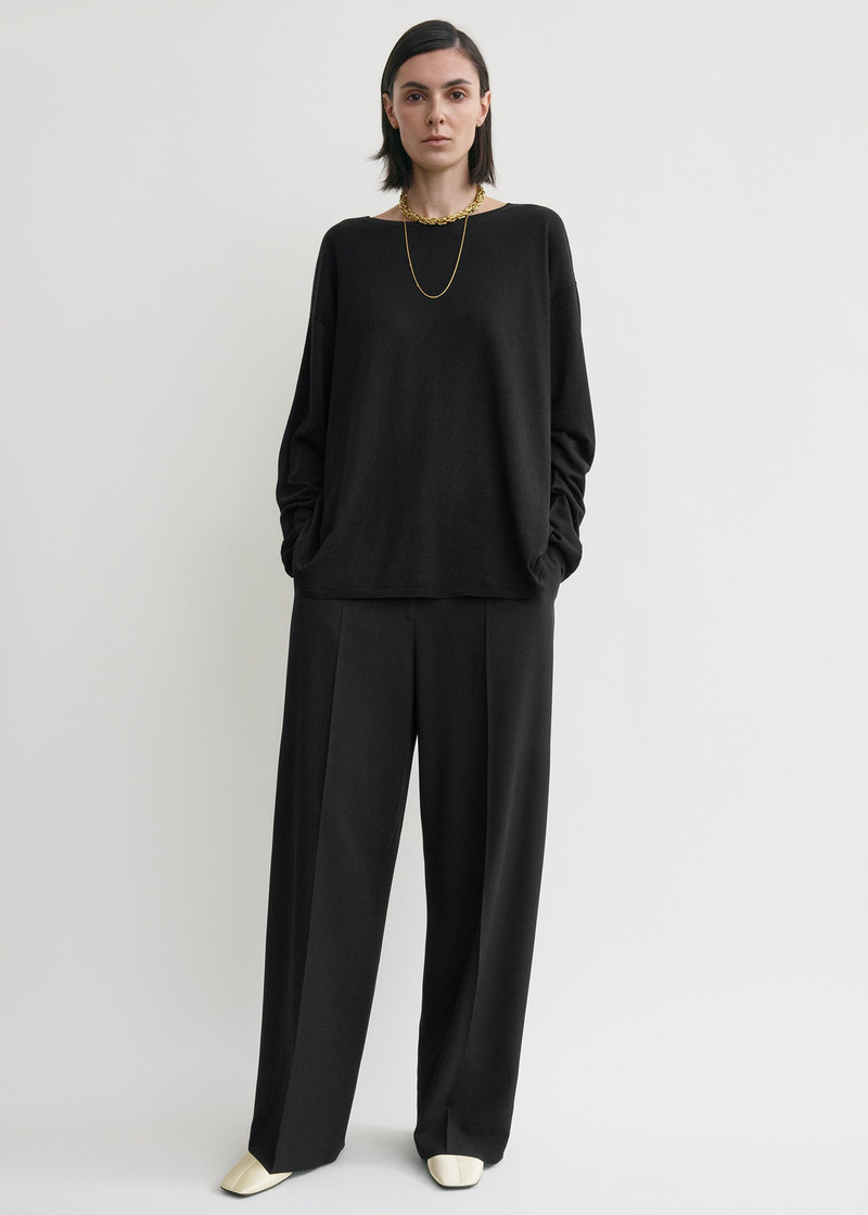 Totême Longline knit black outlook
