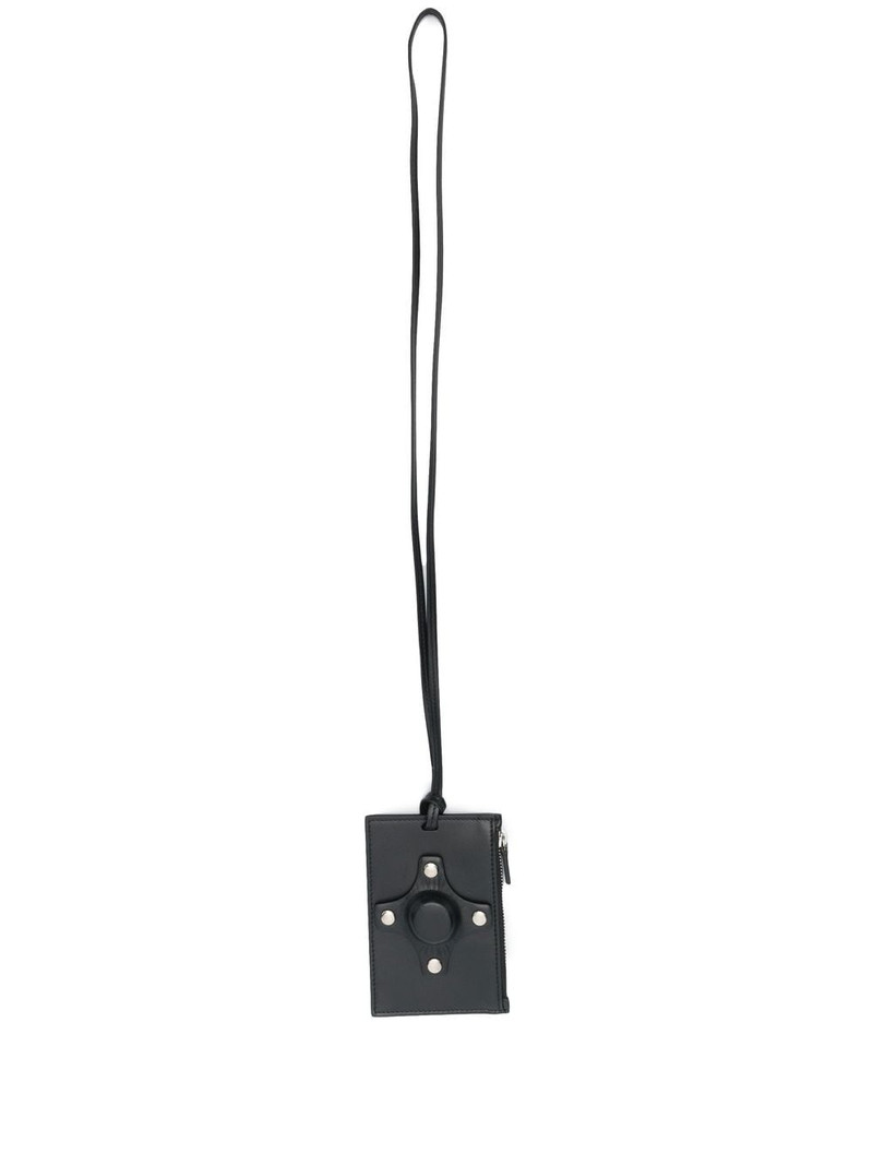 leather lanyard card holder 1