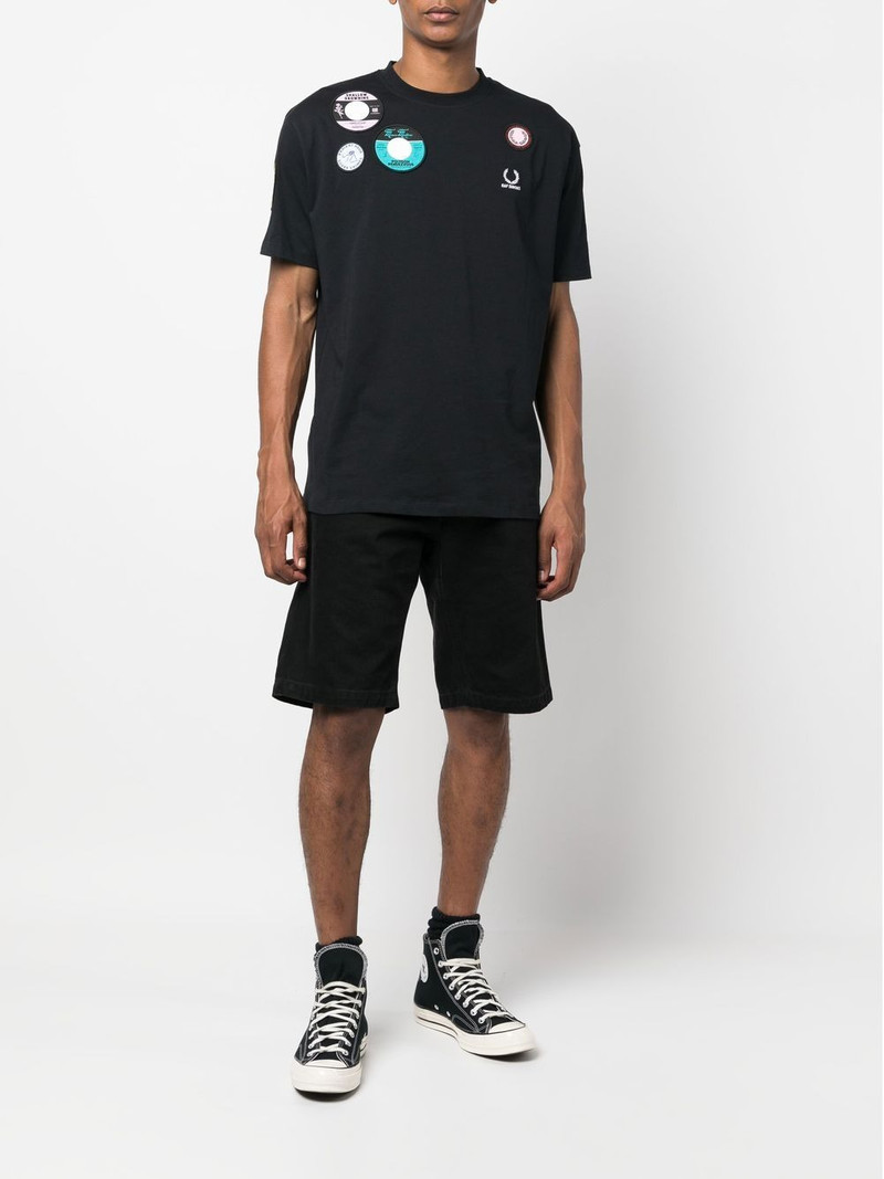 Fred Perry patch-detail short-sleeved T-shirt outlook