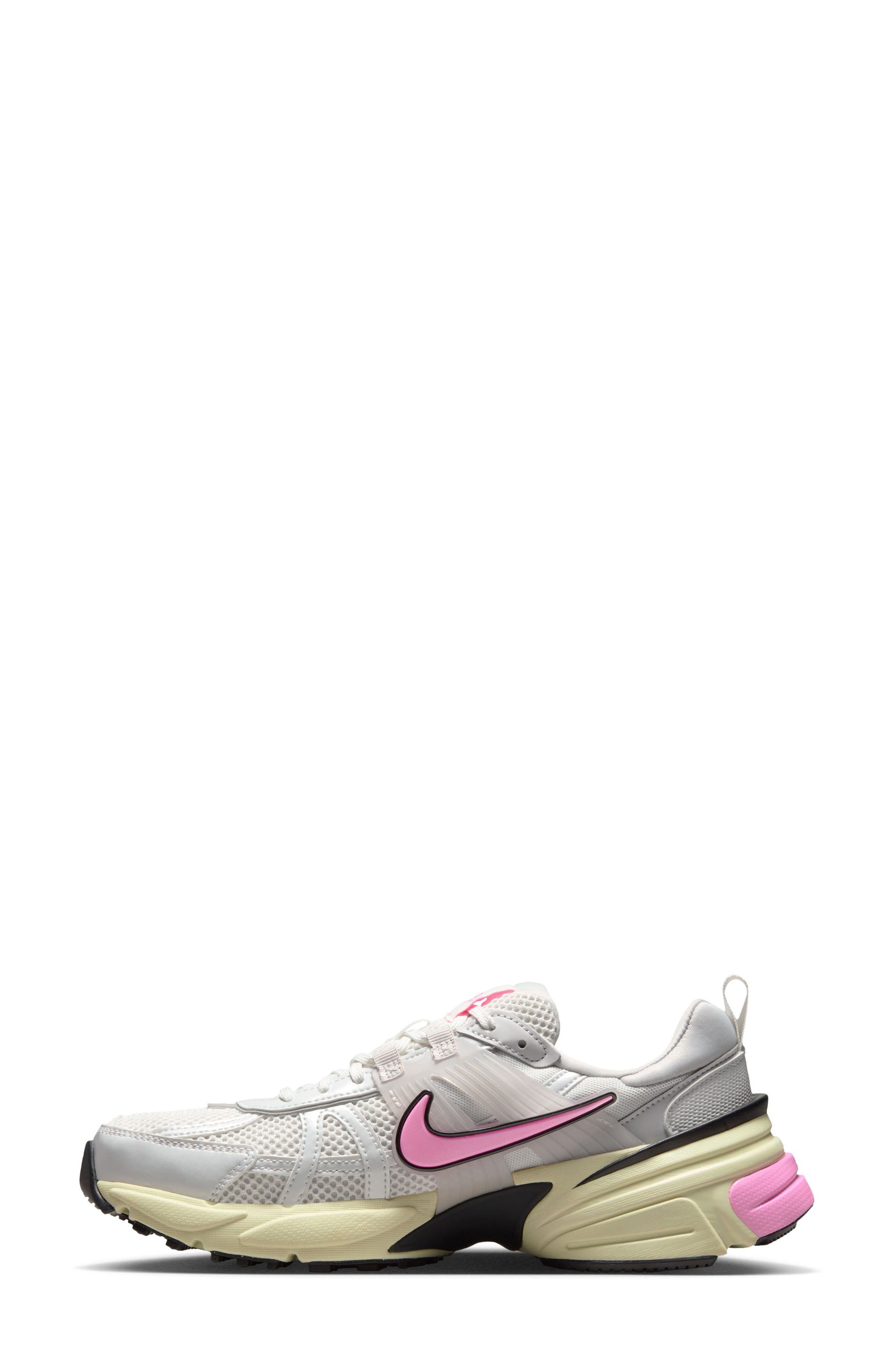 Nike V2K Run Sneaker in Summit White/Pink Spell/Grey at Nordstrom - 6