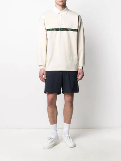 Mackintosh logo patch sweat shorts outlook