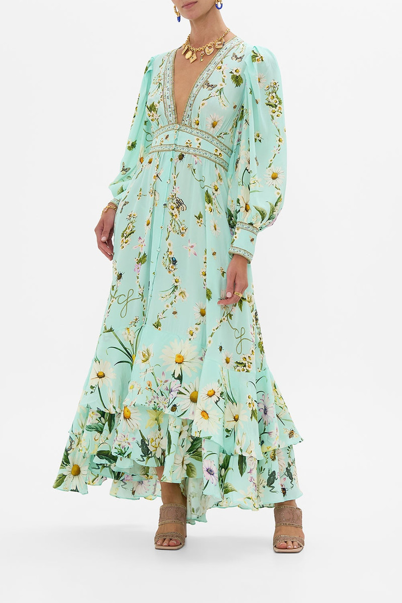 CAMILLA LONG BUTTON FRONT DRESS outlook