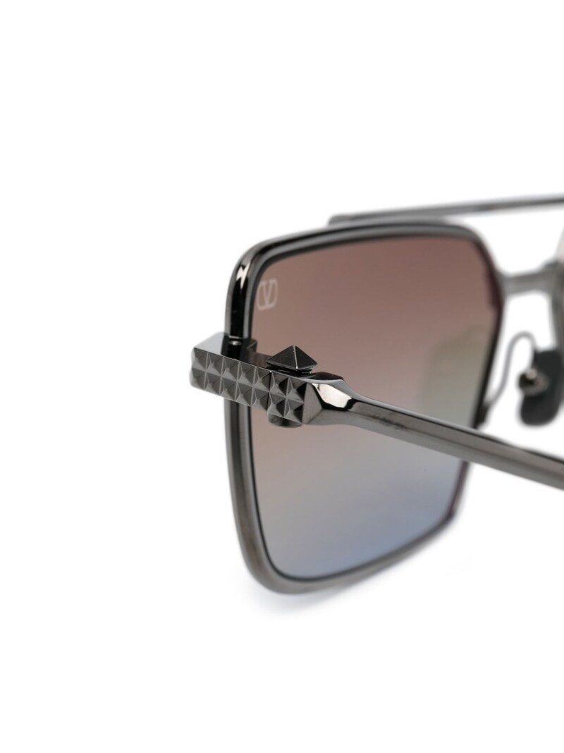 Rockstud pilot-frame sunglasses - 3