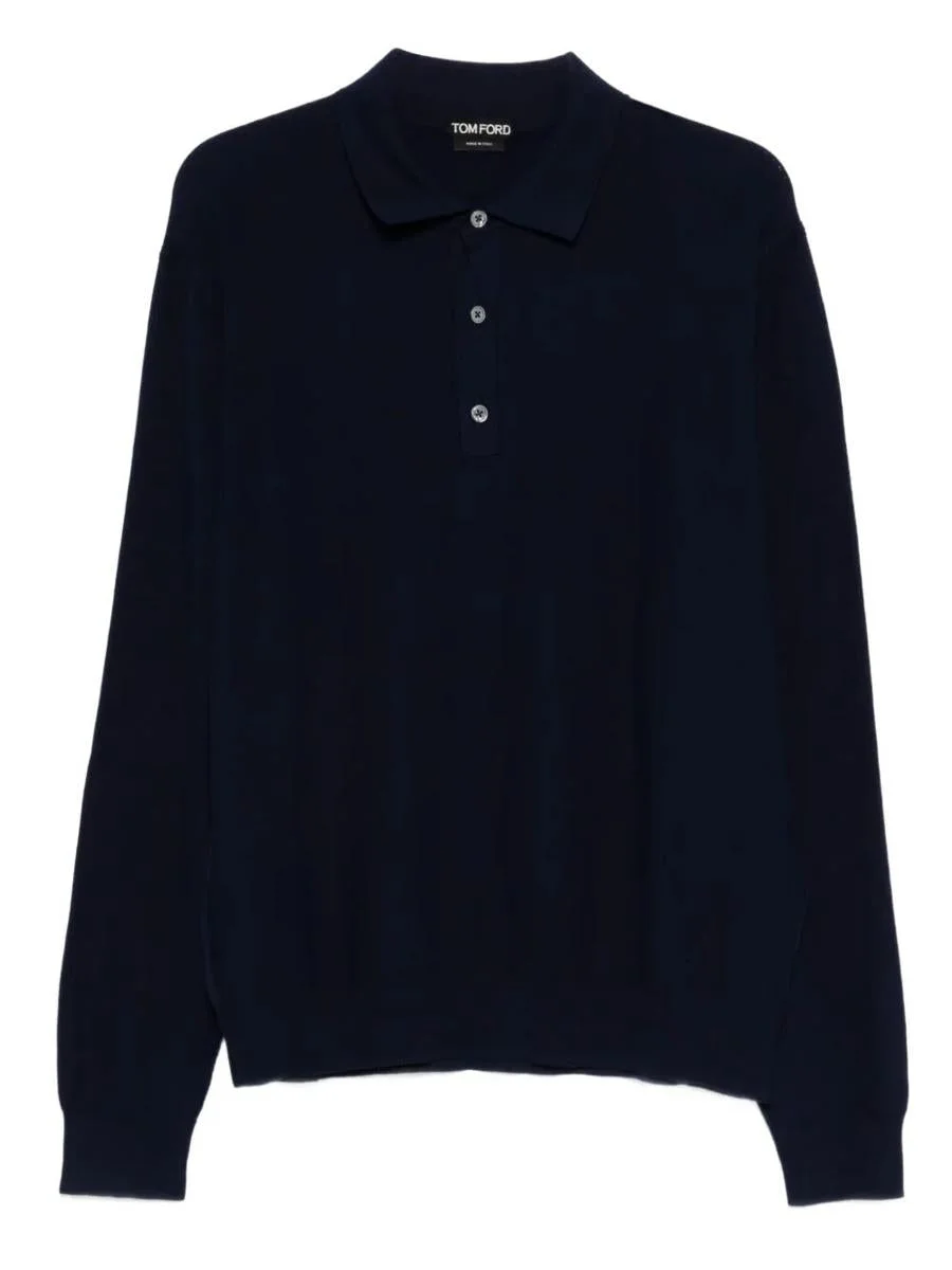 Tom Ford Silk Cotton Pique Polo Clothing - 1