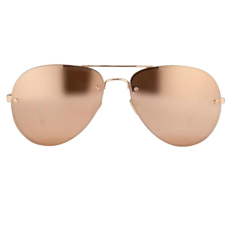 Linda Farrow 307 C3 Aviator Sunglasses 1