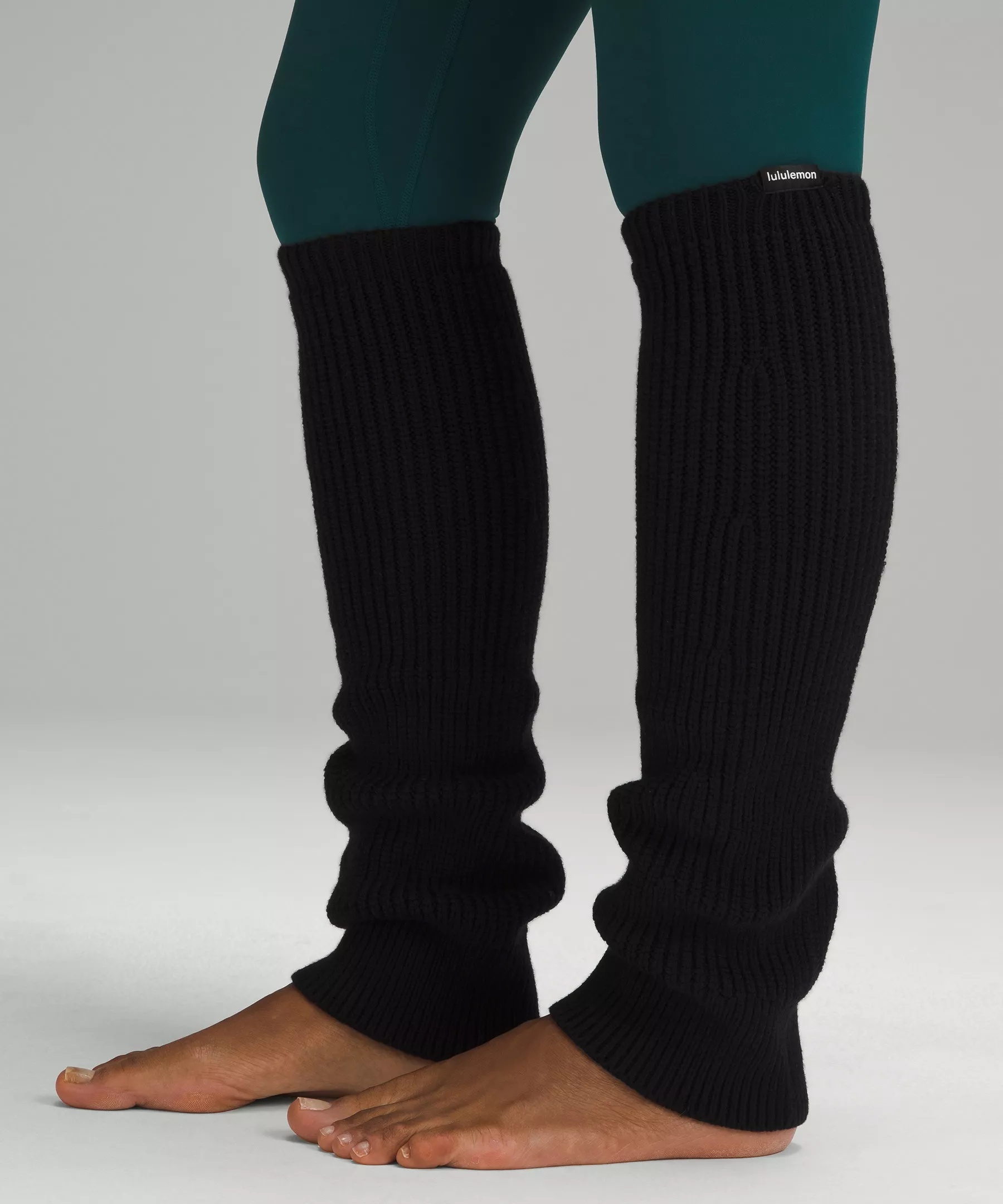 Women's Ribbed Knit Merino Wool-Blend Leg Warmer - 3