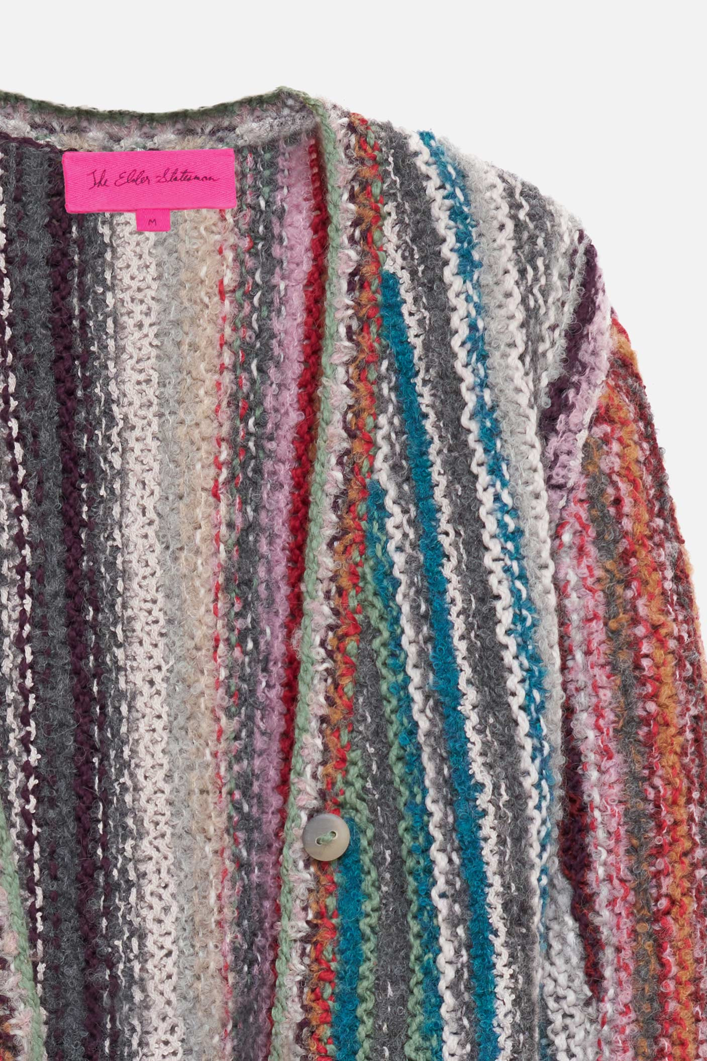 MIXED FRINGE WOMEN'S CARDIGAN - 4
