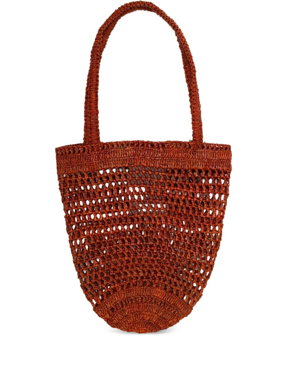crochet-detail tote bag - 2